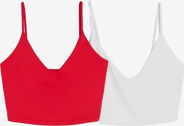 Bershka Top in Rood: voorkant