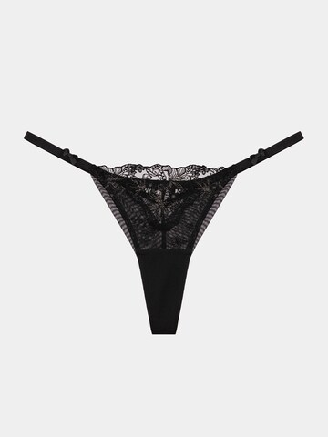 Gianna Bellucci String 'Paolina'‌‌‌‌‌‌‌‌‌‌ in Schwarz: Vorderseite