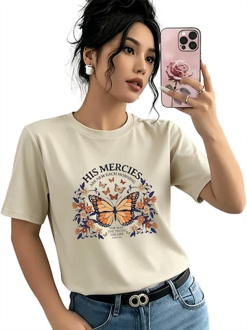 GORHEY Shirt 'Women's Summer Casual Cotton T-Shirt' in Orange: Vorderseite