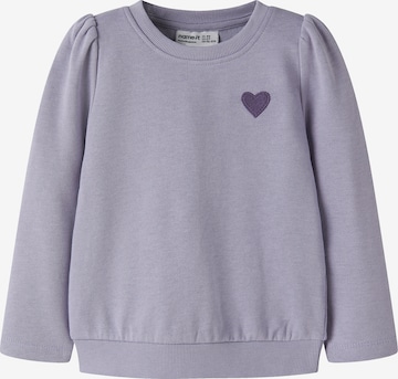 NAME ITSweater majica 'NMFVIMA' - ljubičasta boja: prednji dio