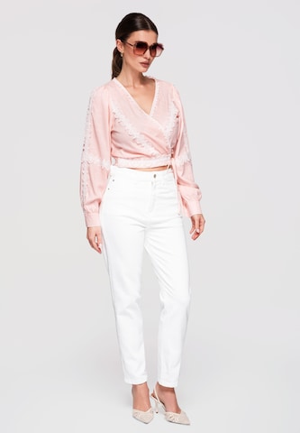 Ombre Blouse in Roze