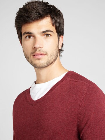 SELECTED HOMME Pulóver 'SLHBERG' - piros