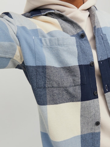 JACK & JONES Comfort fit Overhemd 'Pete' in Blauw