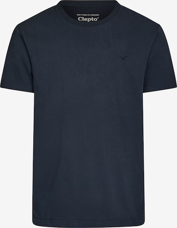 Cleptomanicx T-Shirt 'Ligull Regular' in Blau: predná strana