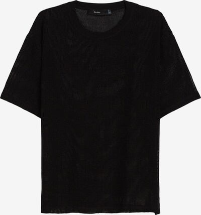 Bershka T-Shirt en noir, Vue avec produit