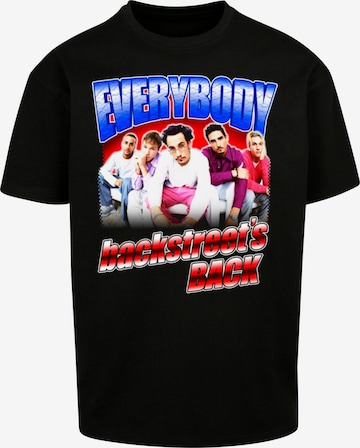 Merchcode Shirt 'Backstreet Boys - Everybody' in Zwart: voorkant