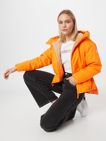 Derbe Jacke 'Peutholm' in Orange