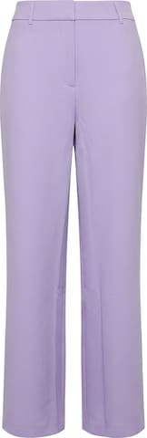 purpurinė Guido Maria Kretschmer Women Standartinis Kelnės su kantu 'Jana': priekis