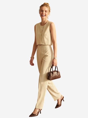 Tenue d'intérieur 'Zweiteiliges Set' My fashion en beige : devant
