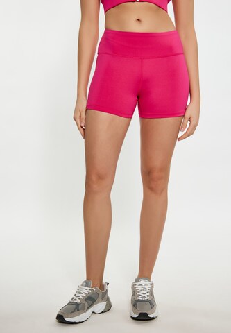 faina Athlsr Skinny Leggings in Roze: voorkant