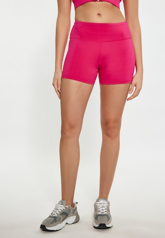 faina Athlsr Skinny Shorts in Pink: predná strana
