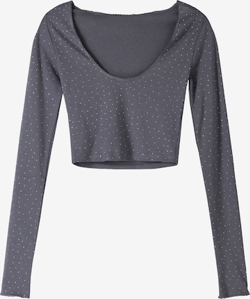 Bershka Paita värissä harmaa: etupuoli