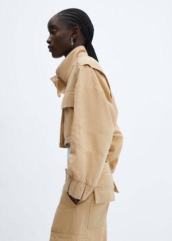 MANGO Between-Season Jacket 'Danna' in Beige