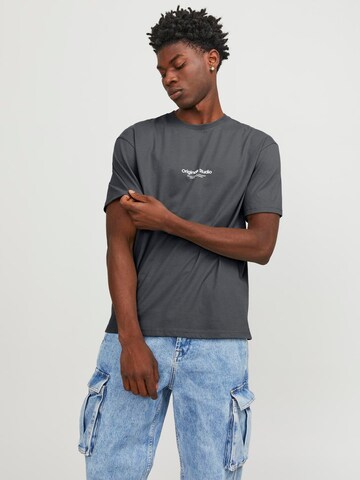 T-Shirt 'JORVesterbro' JACK & JONES en gris : devant