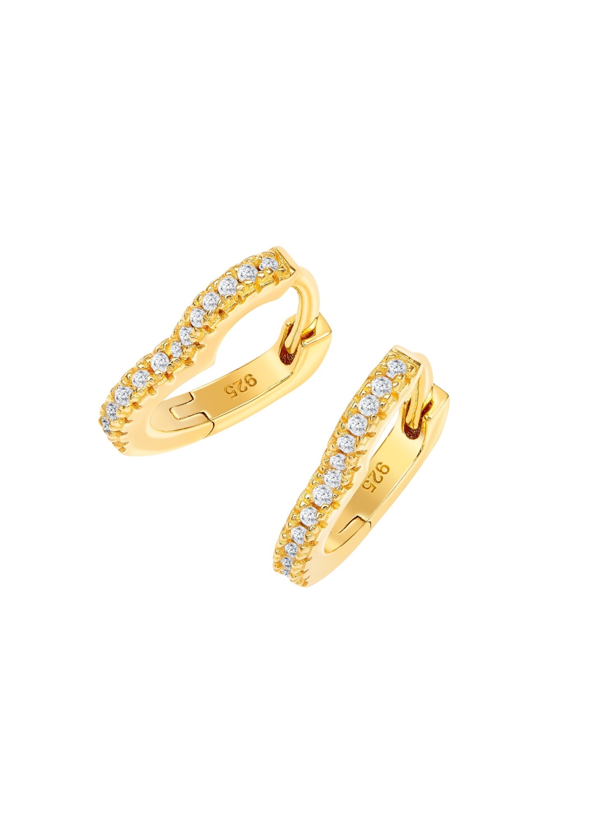 Giorgio Martello Milano Ohrringe in Gold: Vorderseite