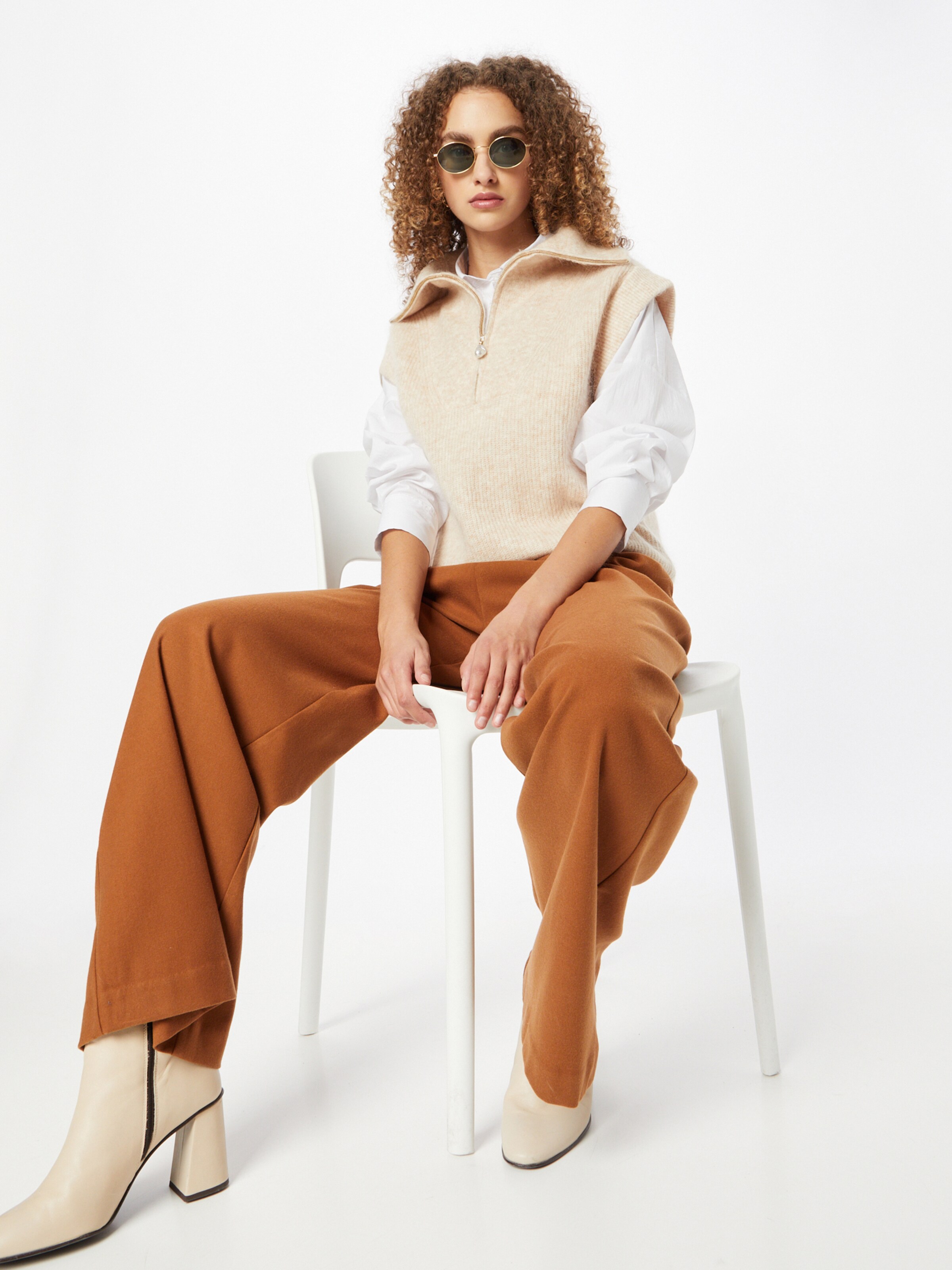 Frauen Pullover & Strick CATWALK JUNKIE Pullover 'LENA' in Beige - PS74302 Frauen Pullover & Strick CATWALK JUNKIE Pullover 'LENA' in Beige - PS74302