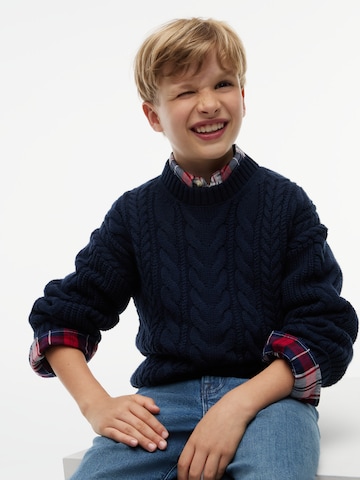 TOMMY HILFIGER Pullover in Blau