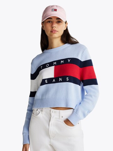 Tommy Jeans Sweater in Blue: front