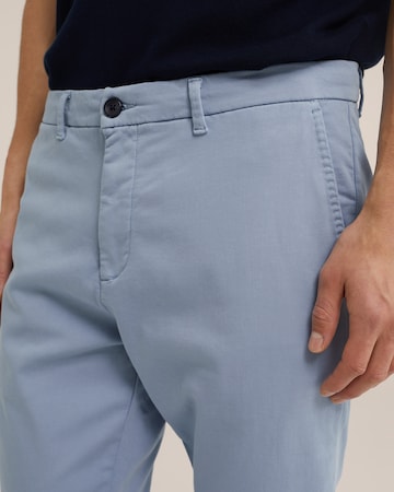 Coupe slim Pantalon chino WE Fashion en bleu