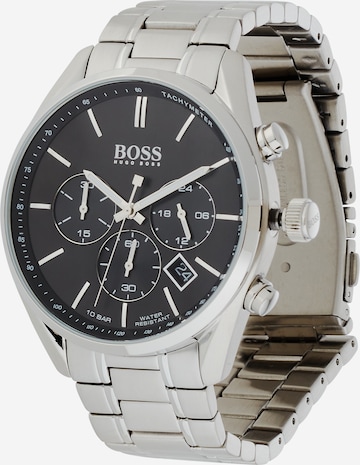 sidabrinė BOSS Black Analoginis (įprasto dizaino) laikrodis 'Champion': priekis