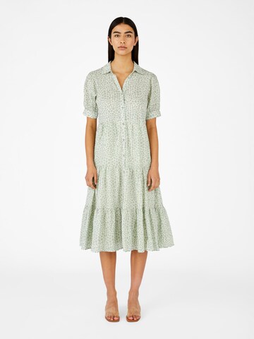 OBJECT Shirt Dress 'Smilla ' in Green: front