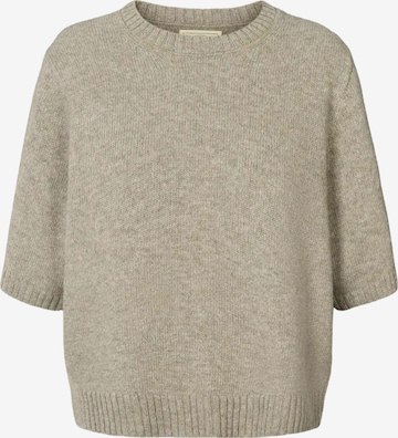Pull-over 'Tulle ' Gai+Lisva en gris : devant