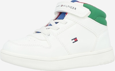 24 dydžio Sportbačiai 'SKYLER' iš TOMMY HILFIGER, spalva – tamsiai mėlyna / tamsiai žalia / balta, Prekių apžvalga