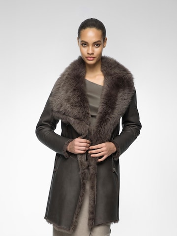 VESPUCCI BY VSP Winter Coat 'Elena' in Brown