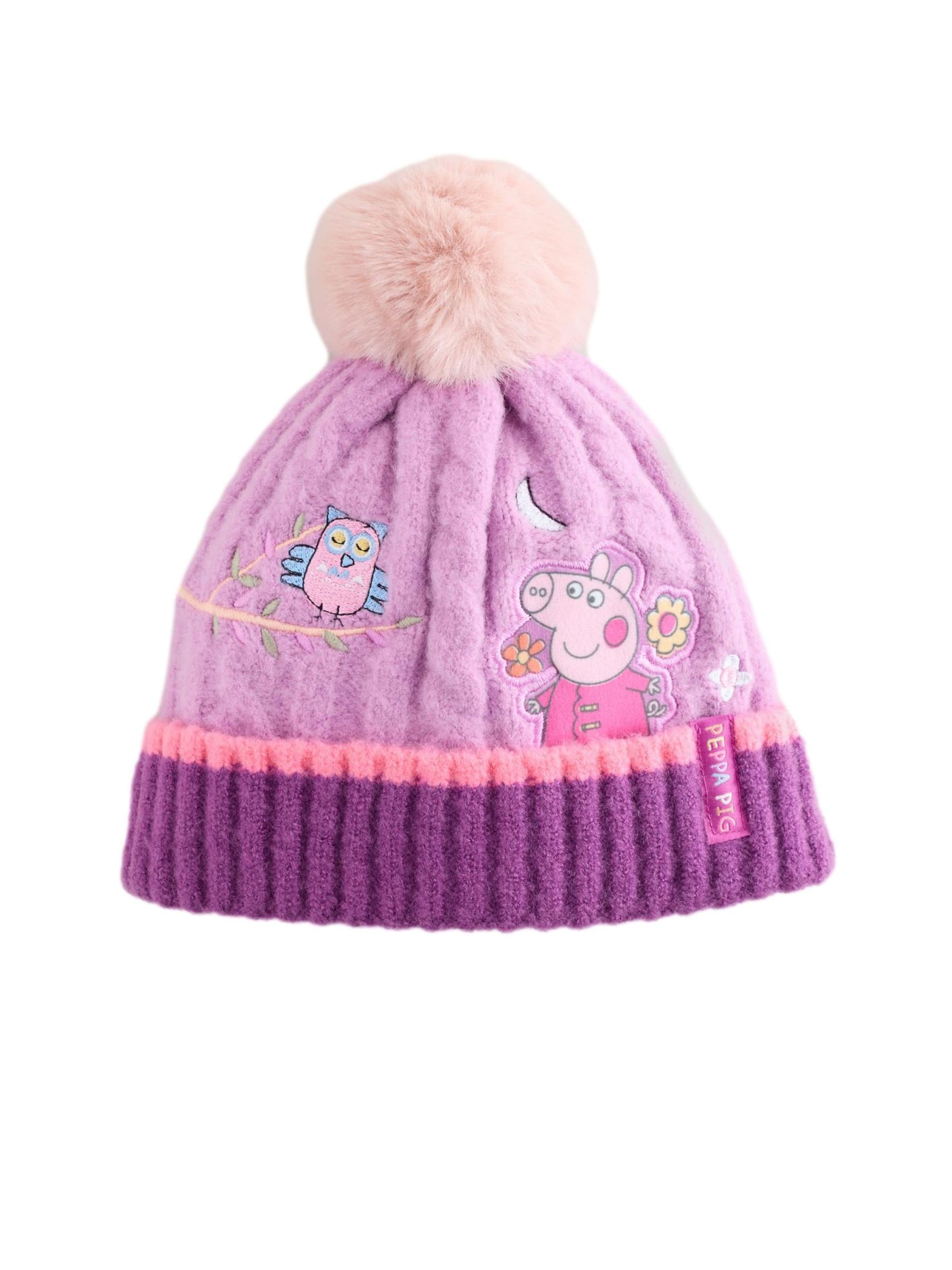 Next Σκούφος 'Peppa Wutz' σε λιλά: μπροστά