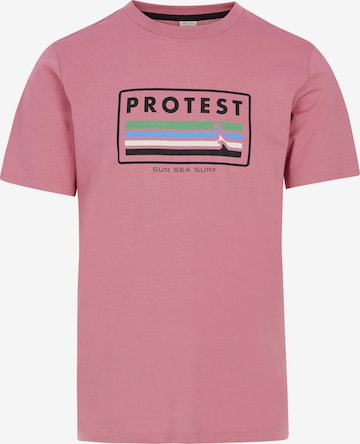 PROTEST Shirt 'PRTBarn' in Pink: Vorderseite