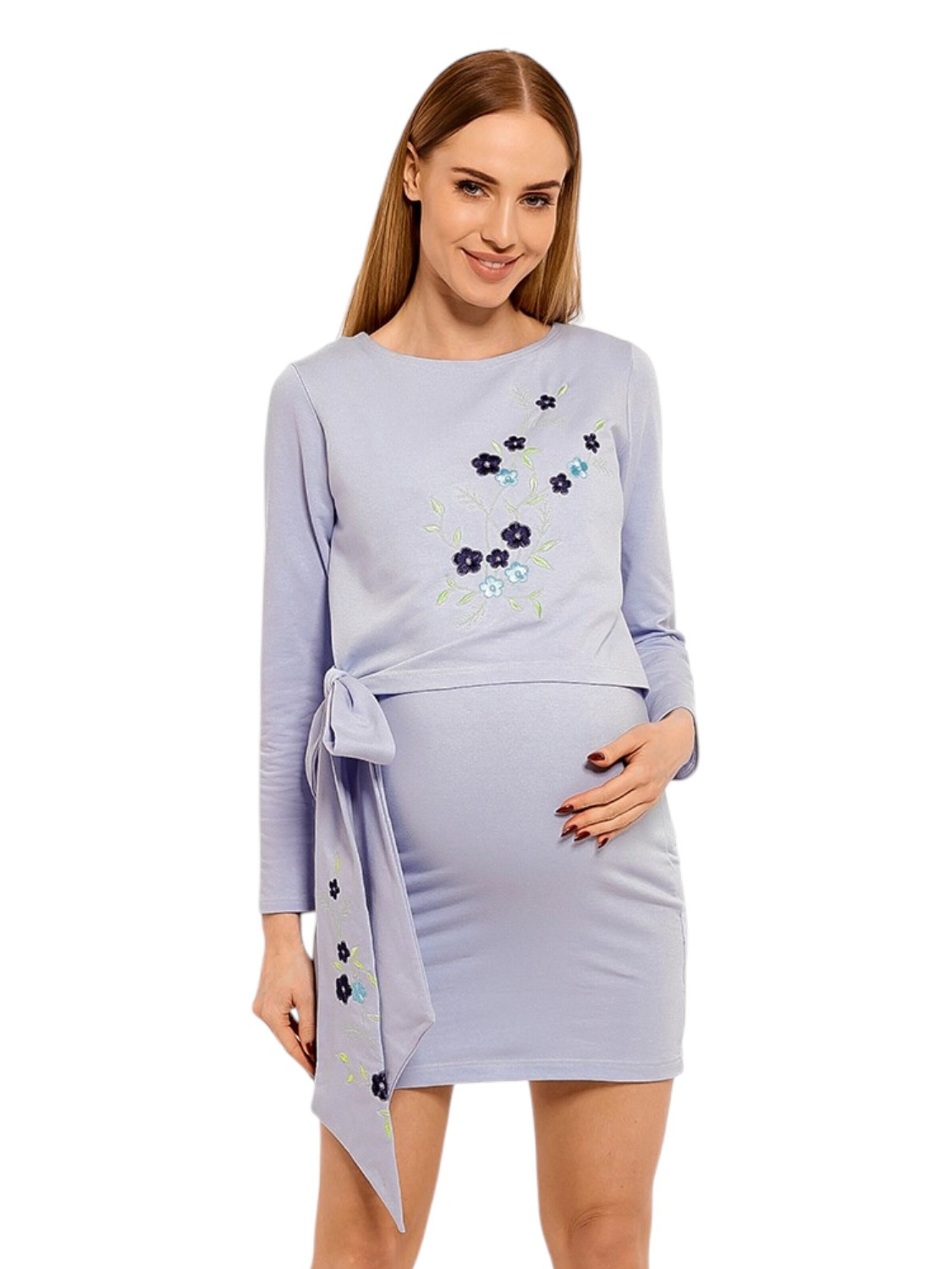 amorubi.com Dress in Blue: front