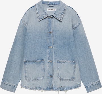 Pull&Bear Välikausitakki värissä sininen: etupuoli