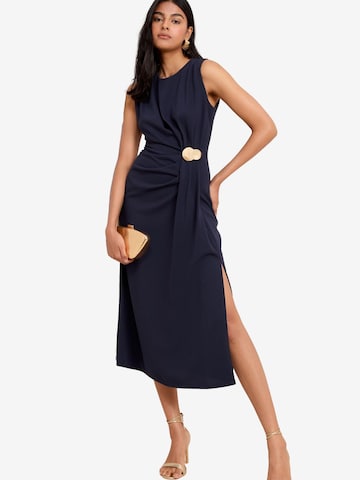 Robe fourreau Friends Like These en bleu : devant