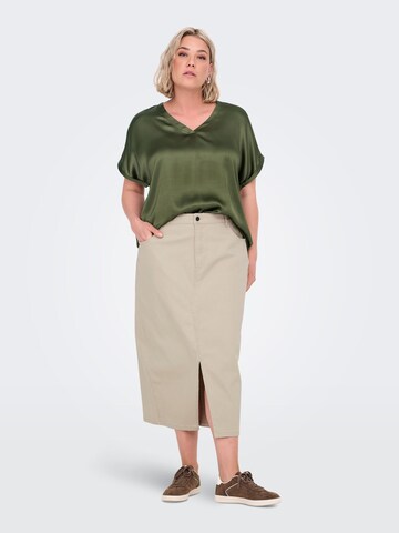 ONLY Carmakoma Rok 'LOLA' in Grijs