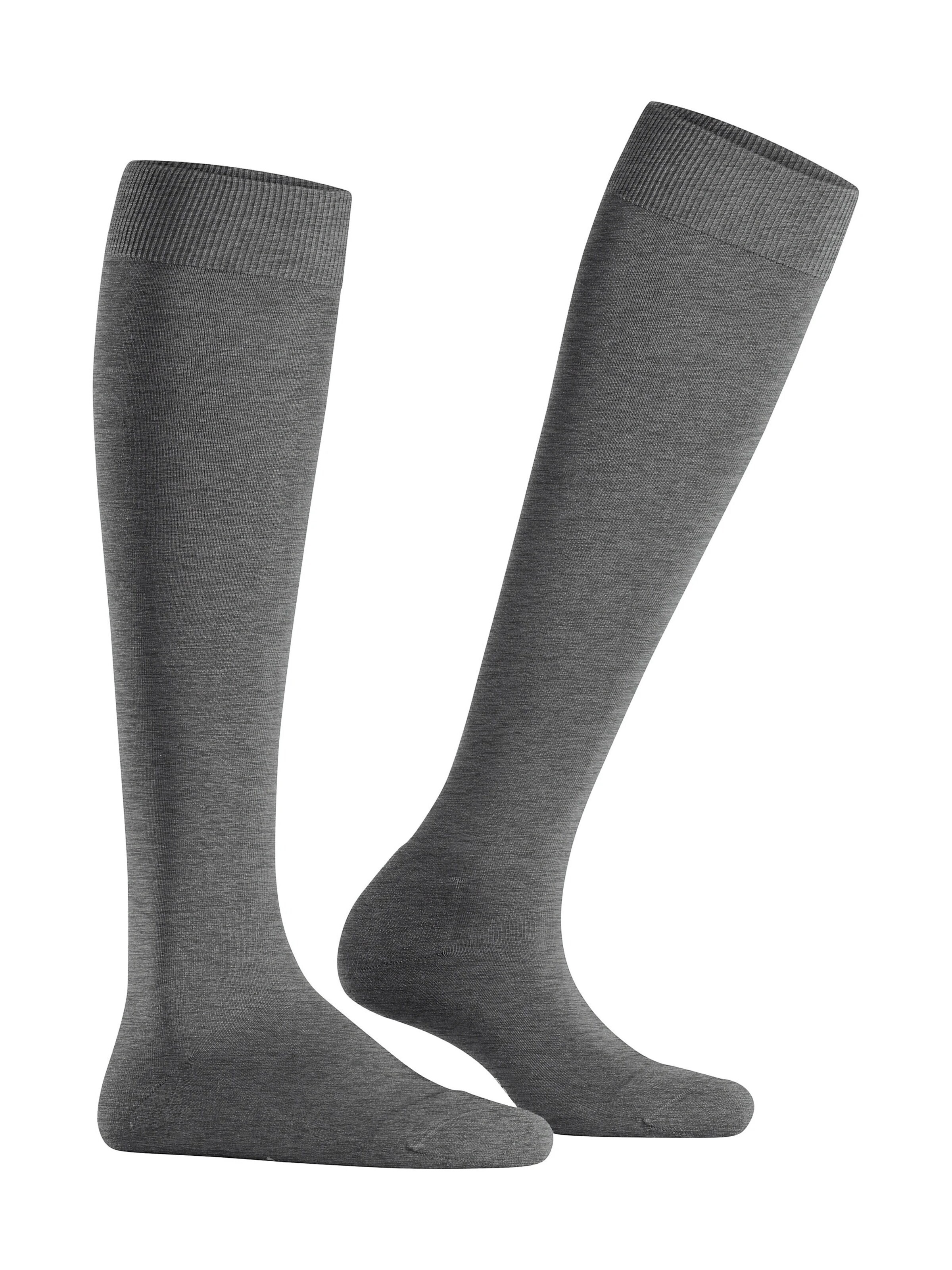 FALKE Kniestrümpfe 'ClimaWool'‌ in Grau