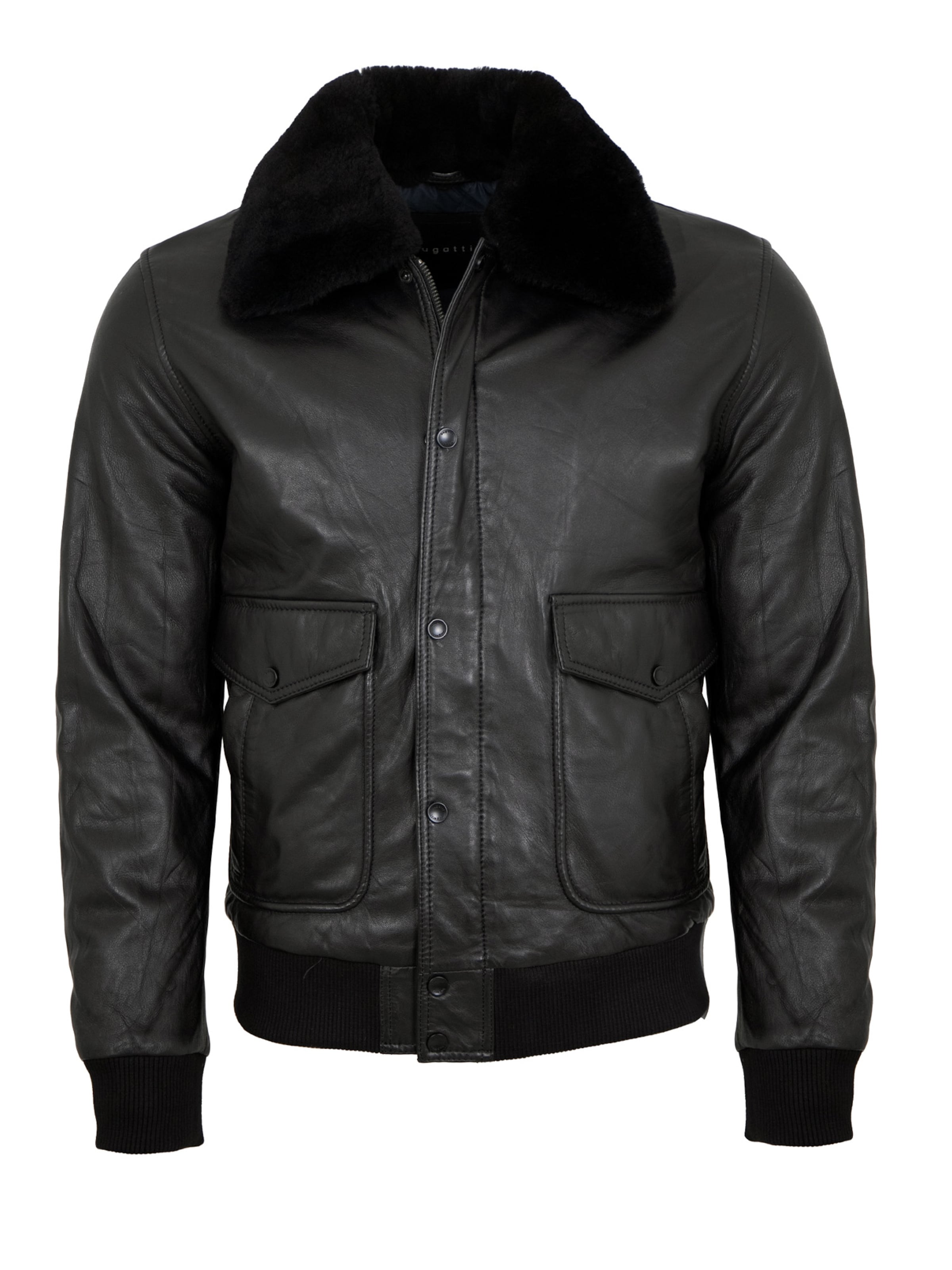 bugatti Übergangsjacke '222 034-BU/M'‌‌‌‌ in Schwarz: Vorderseite