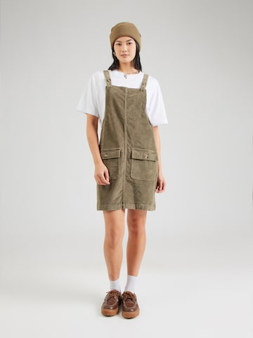 Gonna con pettorina 'ONLGLOBAL' di ONLY in verde: frontale