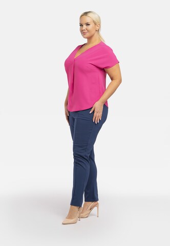 Karko Bluse ' KIWI ' in Pink