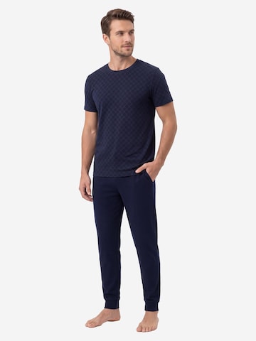 JOOP! Pyjama kort 'Comfort' in Blauw