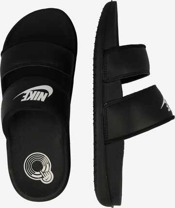 melns Nike Sportswear Ādas čības 'OFFCOURT DUO SLIDE'