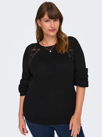 Pull-over 'CARMaga' ONLY Carmakoma en noir : devant