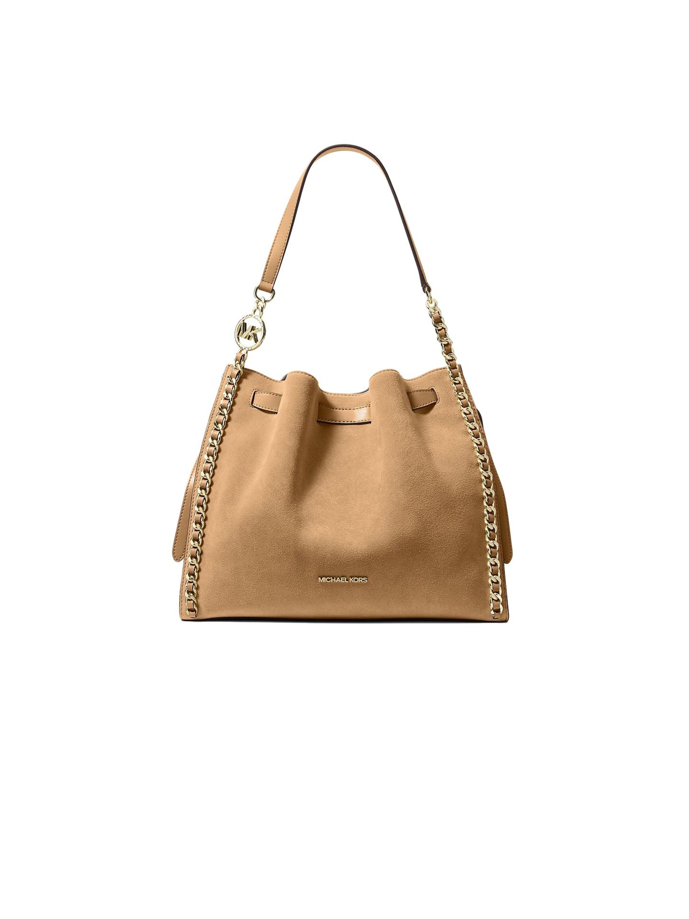 Michael Kors - Bolso de hombro 'Mina 34.3x14.0x28.6 cm' en beige: frente