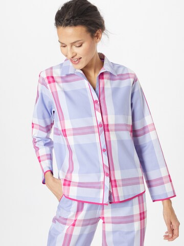 Cyberjammies Schlafshirt 'Carrie Checks' in Mischfarben: Vorderseite