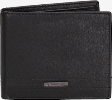 Sergio Tacchini Portemonnee in Zwart: voorkant