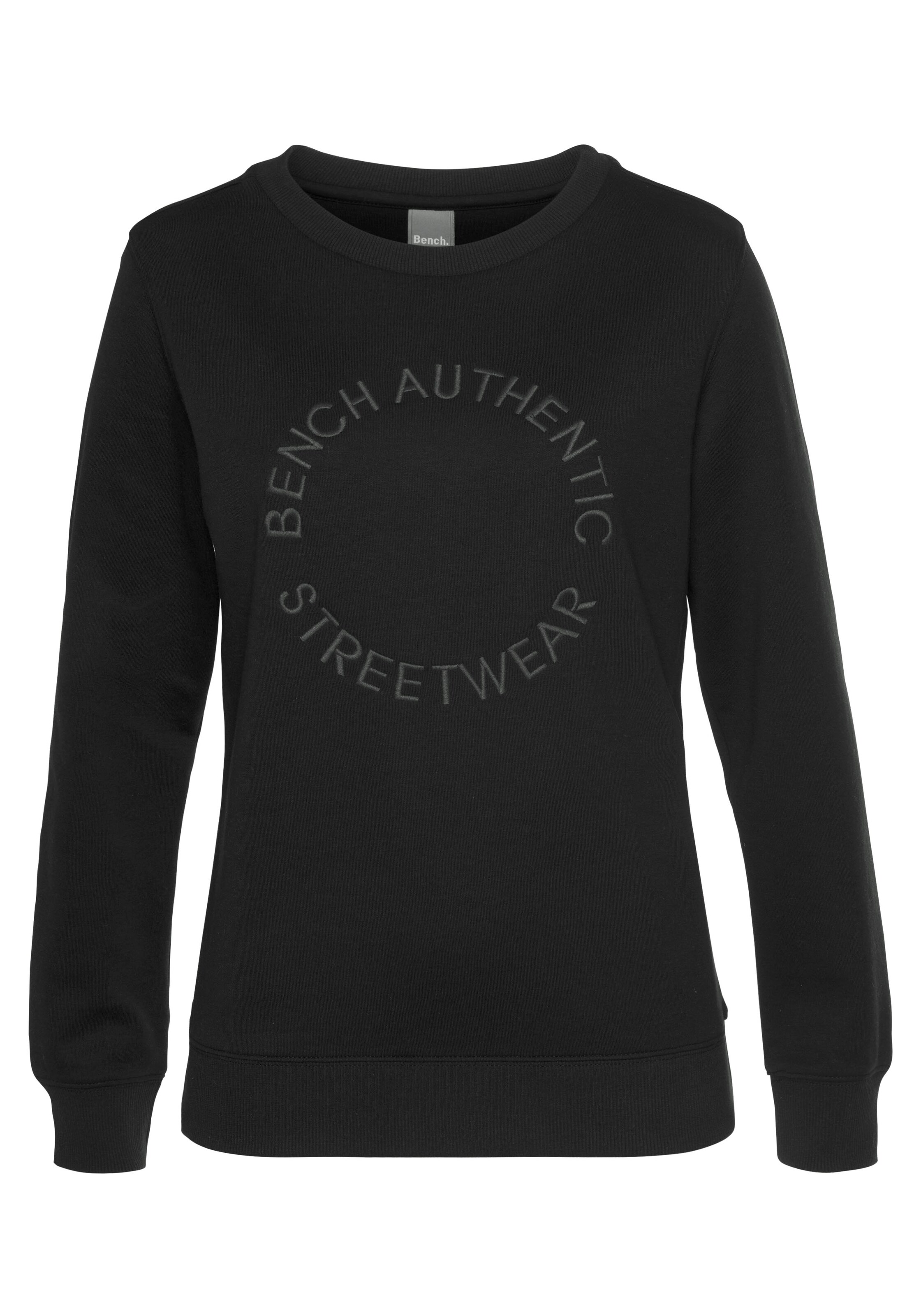 BENCH Sweatshirt in Schwarz: Vorderseite