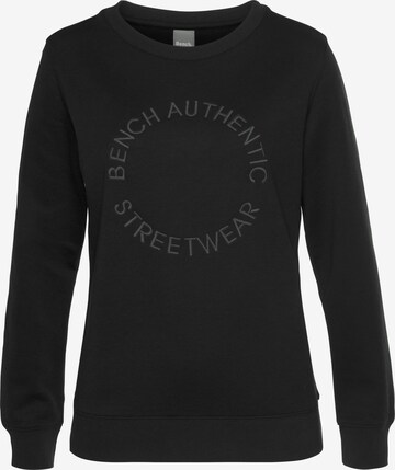 BENCH Sweatshirt in Schwarz: predná strana