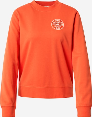 SCOTCH & SODA Sweatshirt in Orange: front