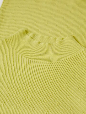 MANGO Knitted Top 'EDURNE' in Yellow