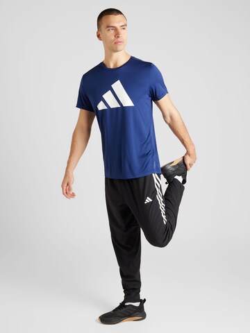 T-Shirt fonctionnel 'RUN IT' ADIDAS PERFORMANCE en bleu