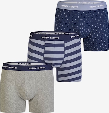 Happy Shorts Boxer shorts ' Jersey ' in Grey: front